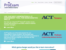 Tablet Screenshot of proexam.org